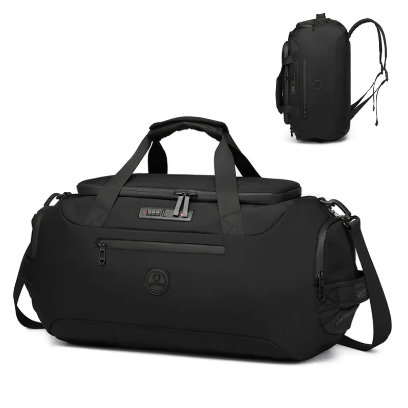 Sports Duffel Bag with Shoe Compartment